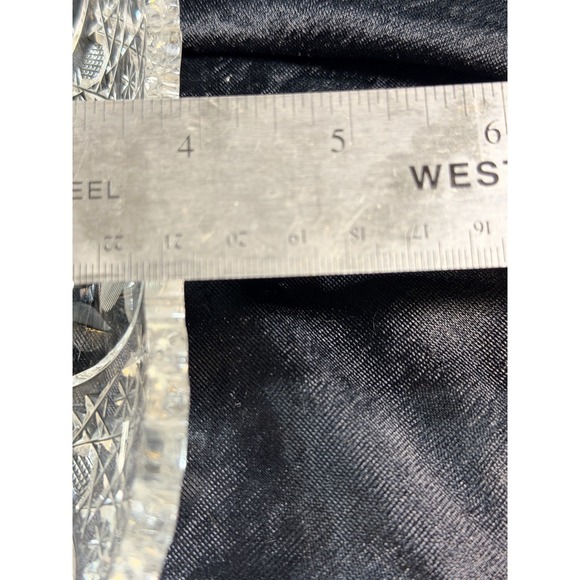 AMERICAN BRILLIANT CUT CELERY DISH WITH FLORAL PATTERN 8 x 4 (2659) - Picture 7 of 9